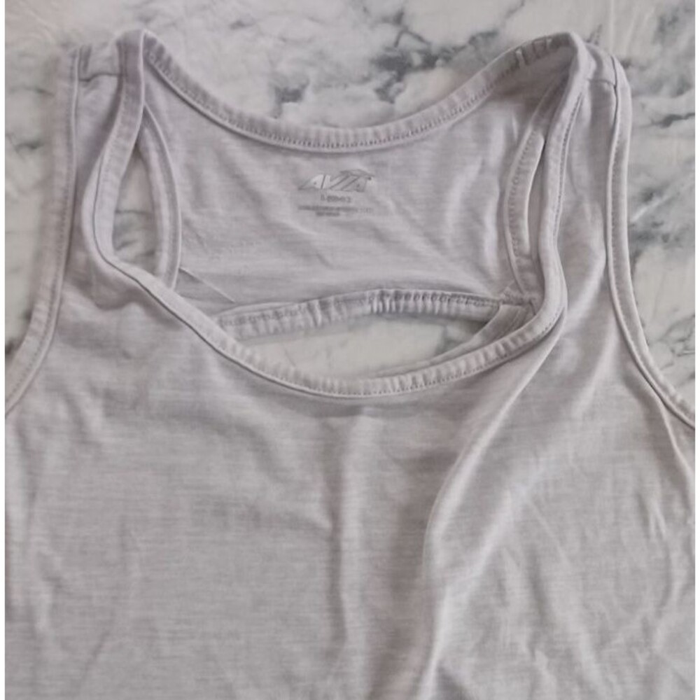 Avia L 12/14‎ Women Sleeveless Tank Top Cutout Back Active Ware Gym Jogging